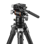 Alta Pro 3VLT 235AV10 Aluminum Travel Tripod w/ Counterbalancing Ultra-Compact Video Head