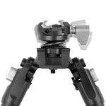 Vanguard Equalizer 3QS A Aluminum Gun Bipod with Quick-Release Pic Rail Adapter – Extended Height Shooting Support (12.5–26.5