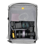 Vanguard VEO Lite B20L Camera & Everyday Backpack (Cream) – Fits Full-Frame Camera with 70–200mm Attached + 3 Lenses, 14