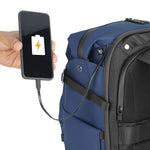 Vanguard VEO Lite B20L Camera & Everyday Backpack (Navy) – Fits Full-Frame Camera with 70–200mm Attached + 3 Lenses, 14