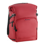 Vanguard VEO Lite B20L Camera & Everyday Backpack (Red) – Fits Full-Frame Camera with 70–200mm Attached + 3 Lenses, 14