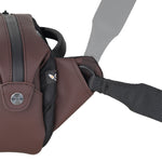 Vanguard VEO Lite W3L Camera & Everyday Waist Pack (Chocolate) – 3L Capacity, Fits Mirrorless Camera + Accessories, Tripod Strap, Adjustable Wear, Easy-Clean Water-Resistant Design