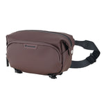 Vanguard VEO Lite W3L Camera & Everyday Waist Pack (Chocolate) – 3L Capacity, Fits Mirrorless Camera + Accessories, Tripod Strap, Adjustable Wear, Easy-Clean Water-Resistant Design