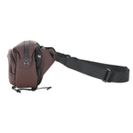 Vanguard VEO Lite W3L Camera & Everyday Waist Pack (Chocolate) – 3L Capacity, Fits Mirrorless Camera + Accessories, Tripod Strap, Adjustable Wear, Easy-Clean Water-Resistant Design