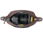 Vanguard VEO Lite W3L Camera & Everyday Waist Pack (Chocolate) – 3L Capacity, Fits Mirrorless Camera + Accessories, Tripod Strap, Adjustable Wear, Easy-Clean Water-Resistant Design