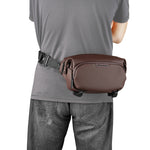 Vanguard VEO Lite W3L Camera & Everyday Waist Pack (Chocolate) – 3L Capacity, Fits Mirrorless Camera + Accessories, Tripod Strap, Adjustable Wear, Easy-Clean Water-Resistant Design