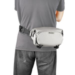 Vanguard VEO Lite W3L Camera & Everyday Waist Pack (Cream) – 3L Capacity, Fits Mirrorless Camera + Accessories, Tripod Strap, Adjustable Wear, Easy-Clean Water-Resistant Design