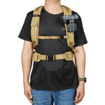 Vanguard VEO Metro Beige 30L Camera & Everyday Backpack – Fits 70–200mm Attached, 17
