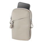 Vanguard VEO Metro SP Smartphone Pouch (Cream) – Fits Large Smartphones (Including iPhone 16/17 Pro Max), Dual Padded Compartments, Removable Strap, Weather-Resistant Design