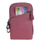 Vanguard VEO Metro SP Smartphone Pouch (Magenta) – Fits Large Smartphones (Including iPhone 16/17 Pro Max), Dual Padded Compartments, Removable Strap, Weather-Resistant Design